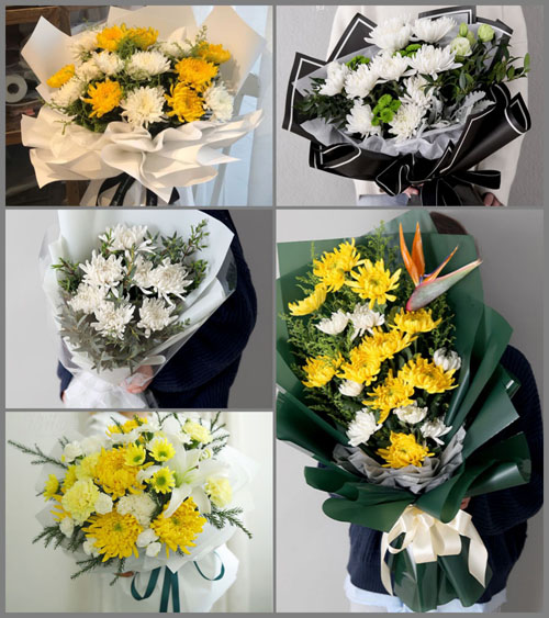 安徽安庆市宿松县洲头乡白事花束代送